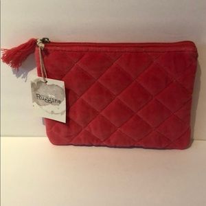 Ruggine Berry Quilted Zipper Pouch